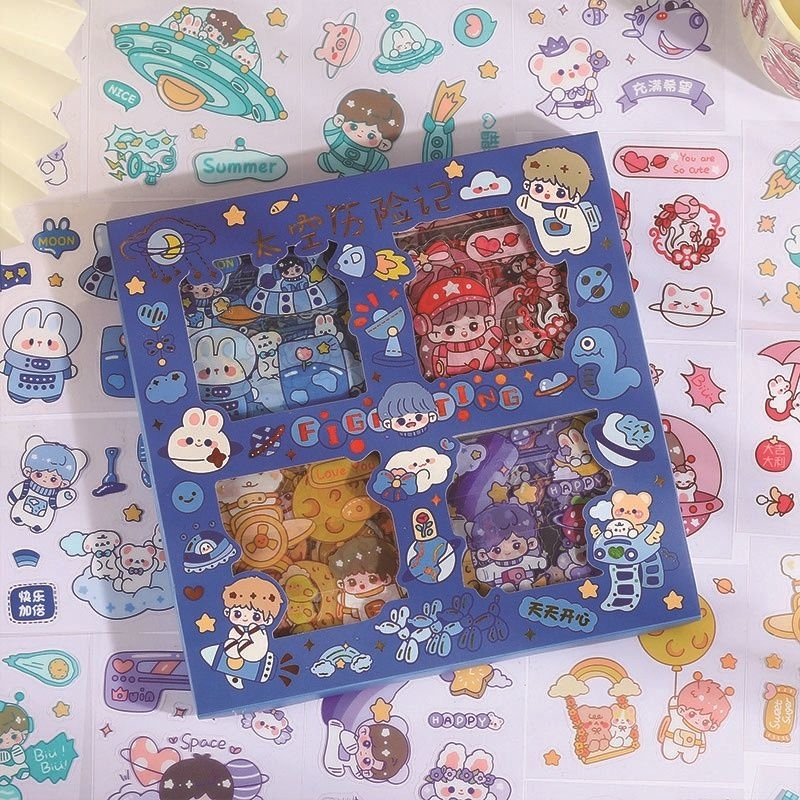 

Stiker box galaxy space isi 100 lbr