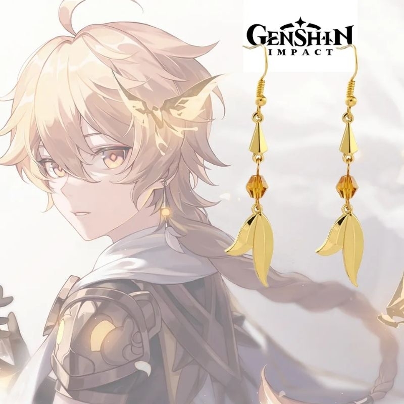 Anting Cosplay Aether Genshin Impact