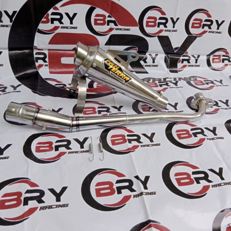 Knalpot rasing Fantera supra karisma jupiter revo smas shogun