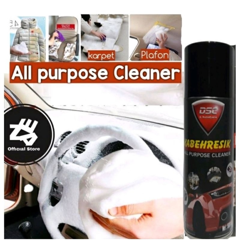 DSC KABEHRESIK - All Cleaner Foam Pembersih interior Jok , Sofa,Sepatu,Produk Kulit