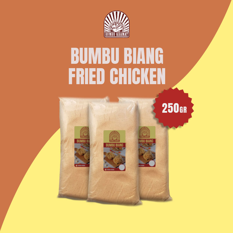 

Bumbu Biang Fried Chicken 250gr / Bumbu Tepung Fried Chicken / Fried Chicken / Ayam Goreng