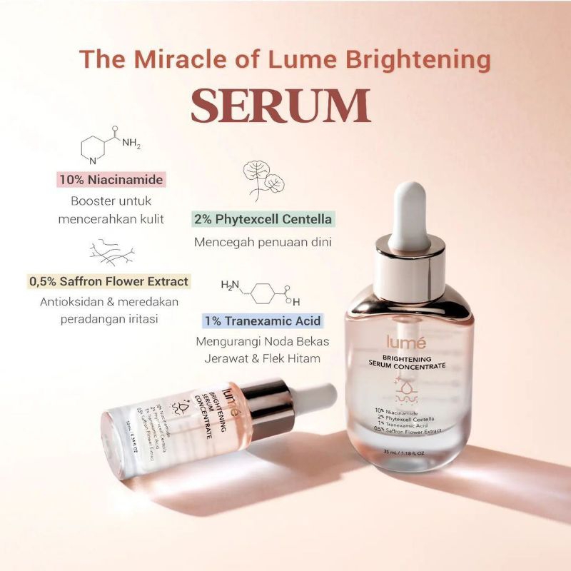 LUME Brightening Serum Concentrate 35 mL Serum Lume