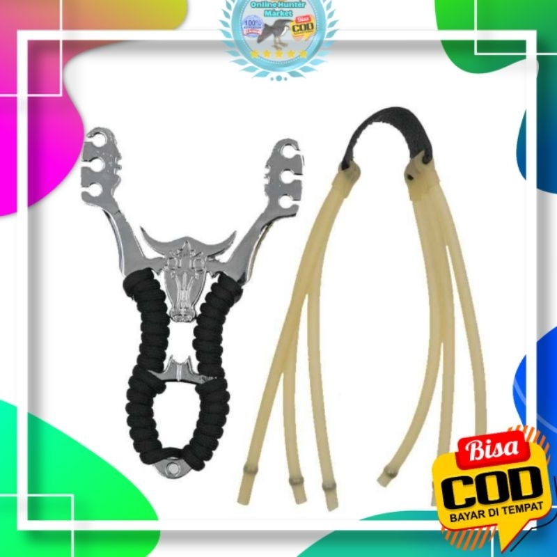 Ketapel Berburu Powerful Outdoor Slingshot