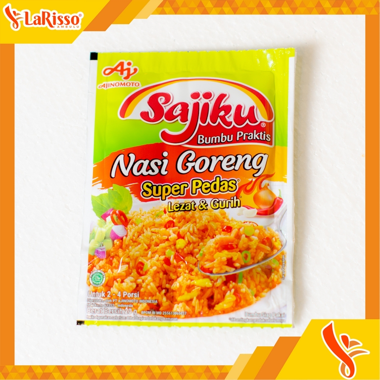 

SAJIKU BUMBU INSTAN NASI GORENG PEDAS 20GR(5'S)