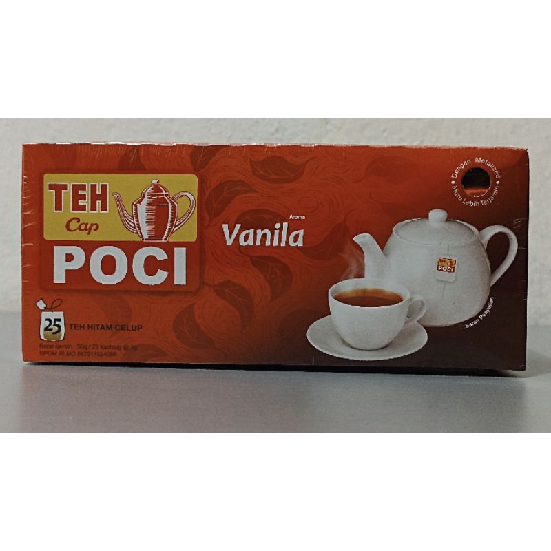 

TEH celup cap POCI aroma vanilla 25 bags