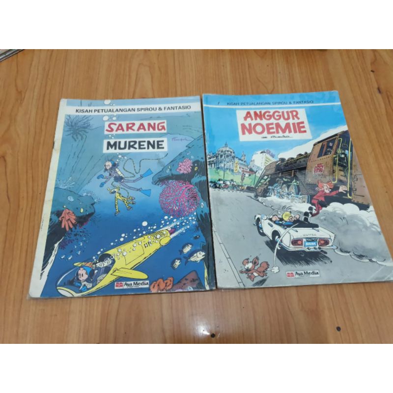 KOMIK SPIROU FANTASIO LENGKAP ECERAN