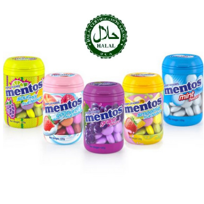 

Mentos Bottle Impor Chewy Dragees/ Mentos Botol Impor Grape/ Sour Mix/ Yogurt 120g