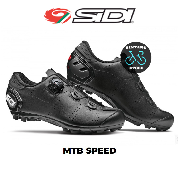 Sepatu Cleat MTB SIDI SPEED BLACK BLACK Cleat MTB