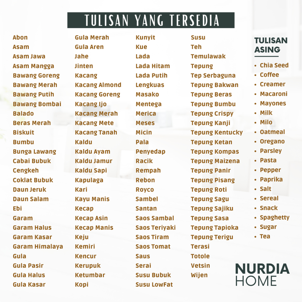 NURDIA HOME Zara Toples Bumbu 1300 ml Transparant / Tempat Bumbu / Wadah Bumbu / Botol Bumbu dapur - JT05