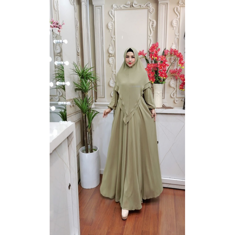 Aura Series | Syari by Arsyakayla | Gamis Syari Terbaru | Gamis Syari Premium | Gamis Syari Polos