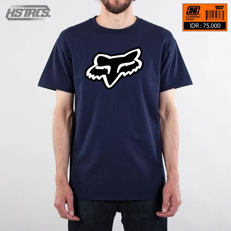 kaos motocross logo FOX