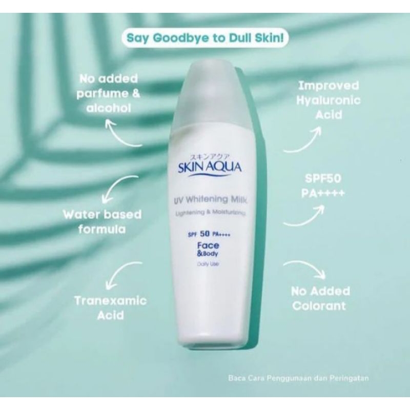 Skin Aqua UV Whitening Milk Spf 50 PA++++ 40gr - Sunscreen Daily Use Skin Care