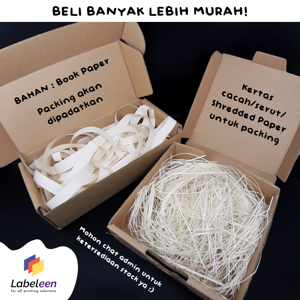 

Kertas Cacah Hampers Shredded Paper | Kertas Cacah Serut 100 gr, 50 gr, 20 gr