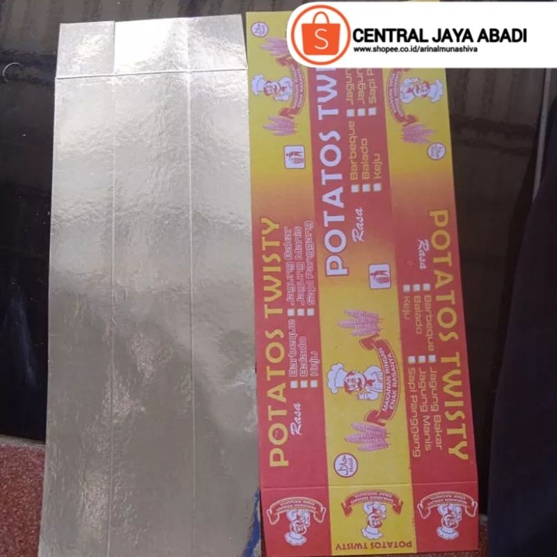 

150 LEMBAR KERTAS KENTANG ULIR BAHAN IVORY FOIL UKURAN 35 × 13 CM | KOTAK KENTANG SPIRAL | BOX KENTANG TORNADO | DUS KENTANG ULIR/SPIRAL HIGH QUALITY | ARINA SHIVA GROUP 4229