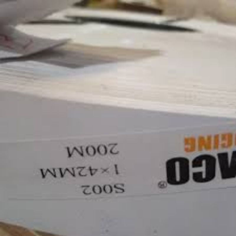 edging Taco hitam dan putih  (dof dan kilap) s002 s003 doff lebar 4,2cm tebal 1mm