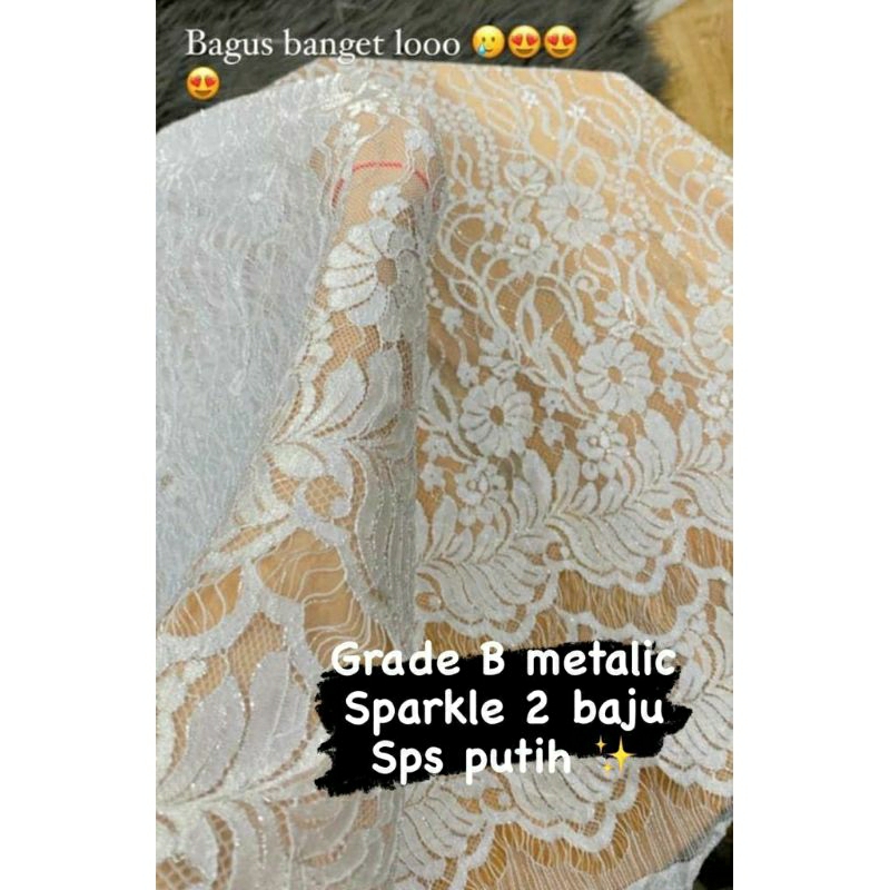 KAIN METALIK/METALIK SPARKEL/VERSI RIJEK HALUS