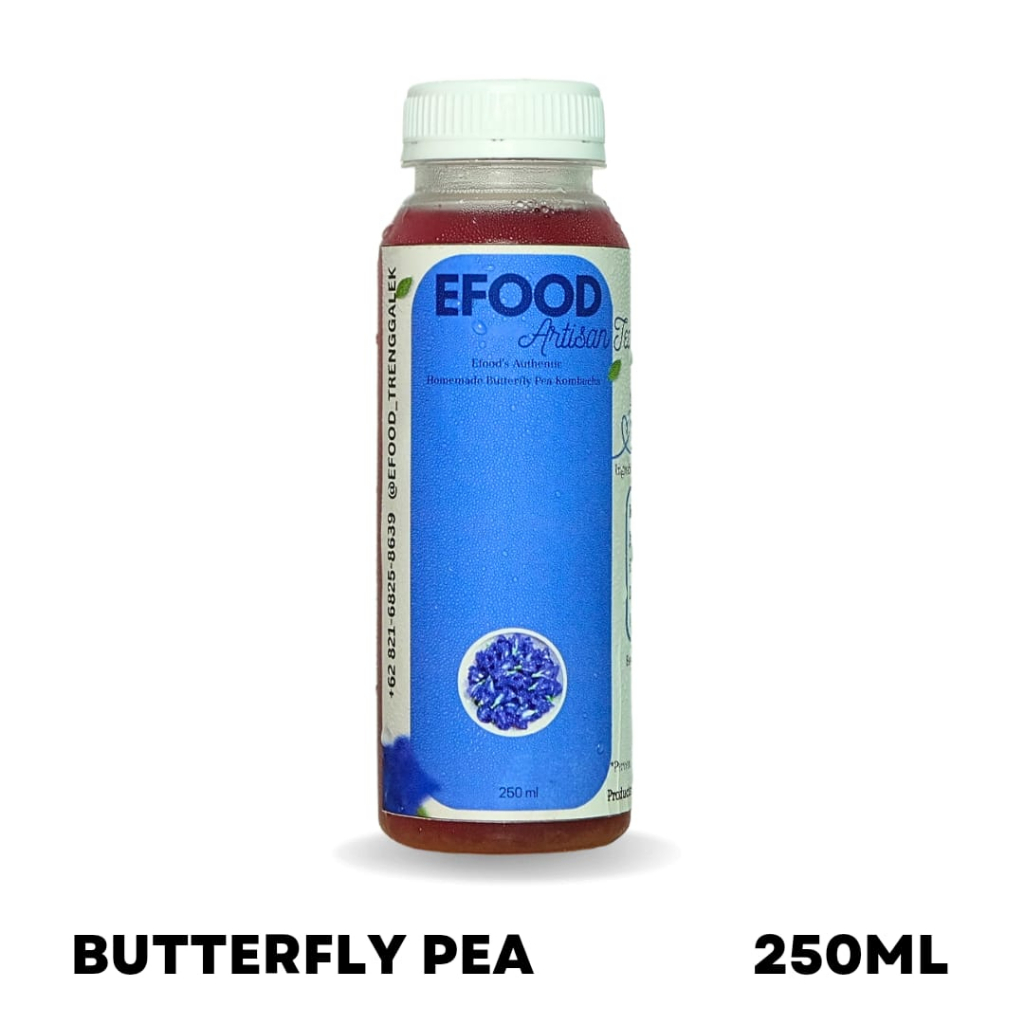 

Kombucha Butterfly Pea 250ml by EFOOD