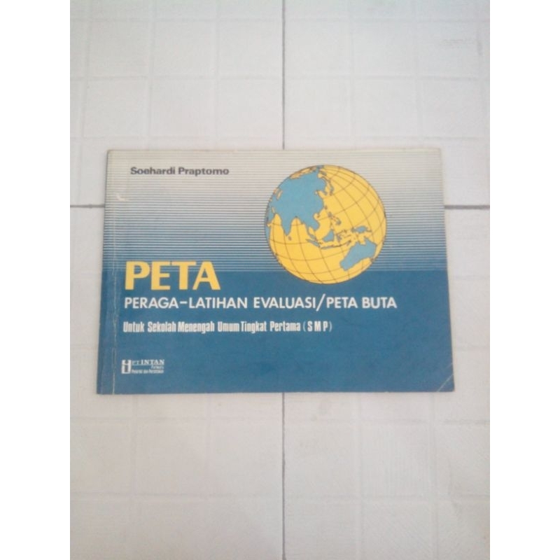 

Buku Jadul : Peta Peraga Latihan evaluasi , karya : Soehardi Praptomo