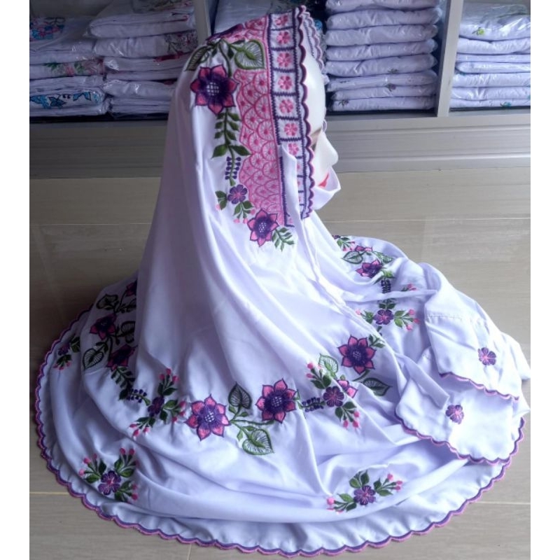 MUKENA TERUSAN | MUKENA SANTRI | MUKENA TERUSAN BORDIR | MUKENA TERUSAN POLINO | MUKENA BORDIR POLIN