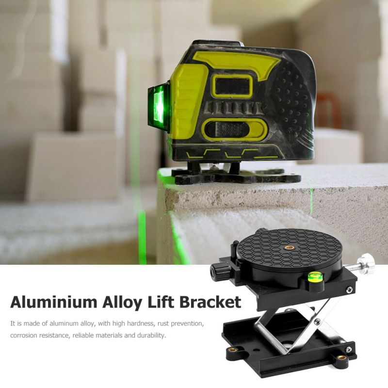 Adapter Laser Level 360° Ukuran 1/4 Inch Bracket Dudukan Laser Level Dapat diangkat Bracket Dudukan Untuk Laser Level