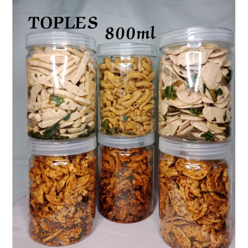 

[ TOPLES 800 ML] BASRENG KRIPIK PEDAS DAUN JERUK