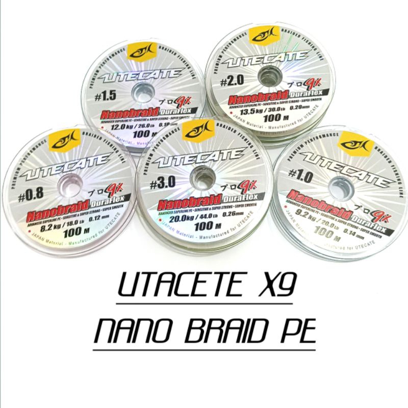 PE UTECATE X9 NANO BRAID 100M