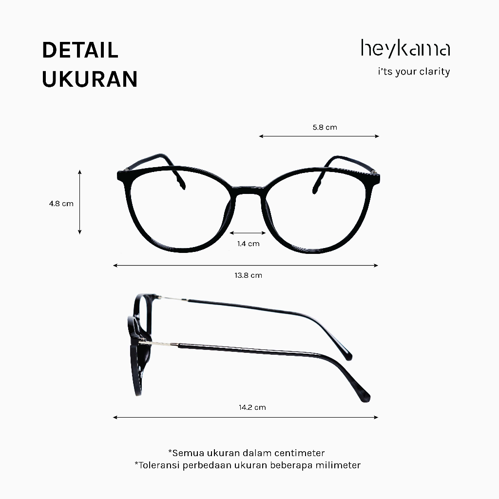 heykama - Frame Kacamata Sora (Cat Eye)