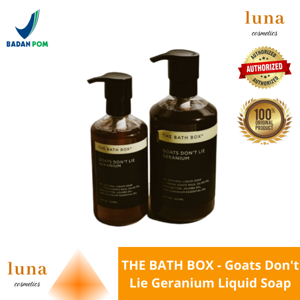 THE BATH BOX - Goats Don't Lie Geranium Liquid Soap
