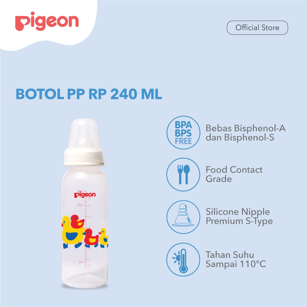 Pigeon Botol Susu PP RP Silicone Nipple 240ml