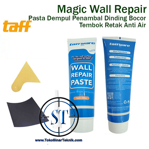 Swift Krim Reparasi Anti Bocor Paste Dempul Tembok Retak Plamir Dinding 250gr Wall Wall Repair Crack Pasta Cream Instant