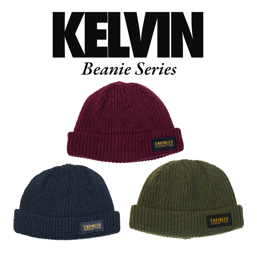 KELVIN BEANIE- Topi/ Casual and Simple Daily Headwear