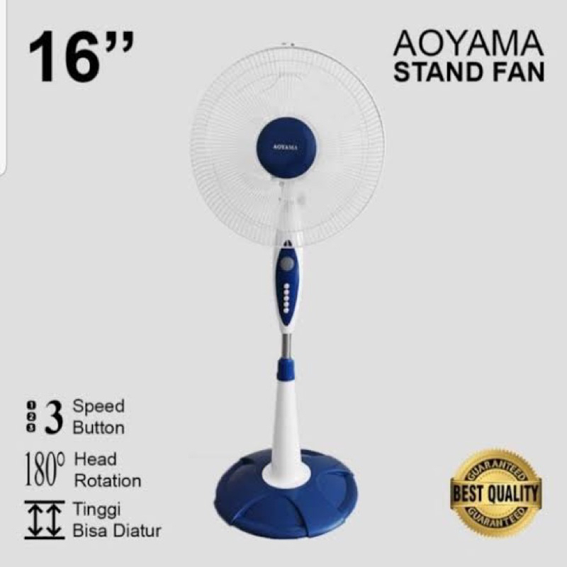 KIPAS ANGIN BERDIRI TESLA / MIYOSHI / ORENCHI / AOYAMA / KINGSTON / YASAKA / MASTAP / KINGSTON 16 INCH / STAND FAN STANDFAN ANGIN KENCANG MURAH