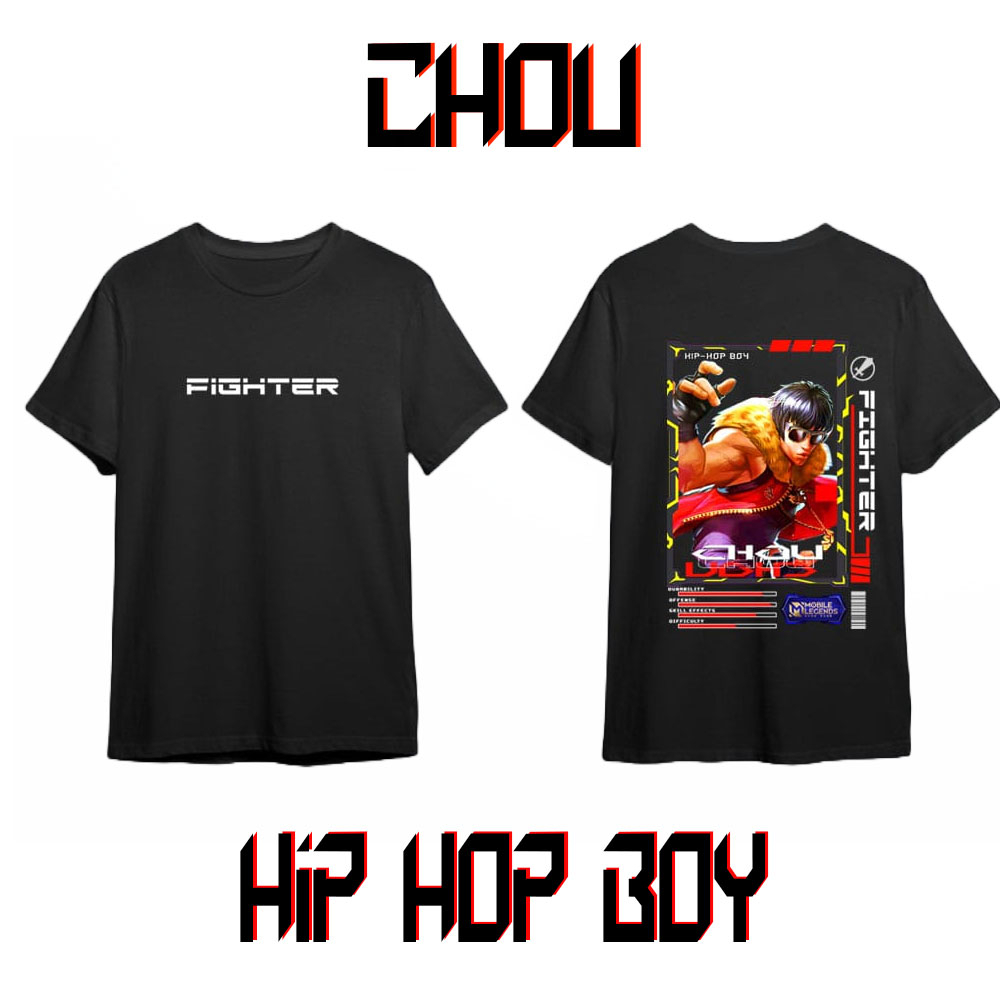 KAOS HERO MOBILE LEGEND CHOU  // KAOS CHOU HERO MLBB // KAOS MOBILE LEGEND CHOU SKIN KEREN// KAOS DI