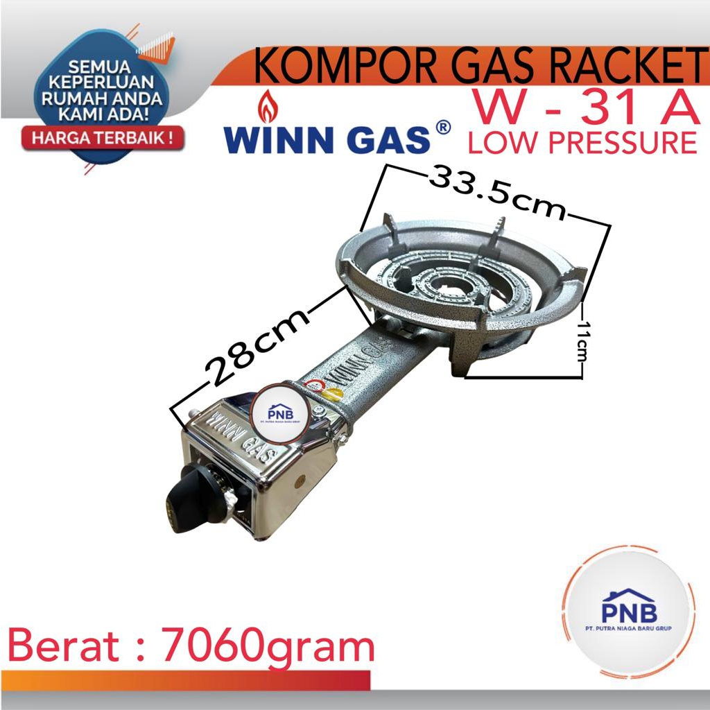 Winn Gas Kompor 31A 31 A Kompor Gas Martabak / Kompor Mawar/ Komersil