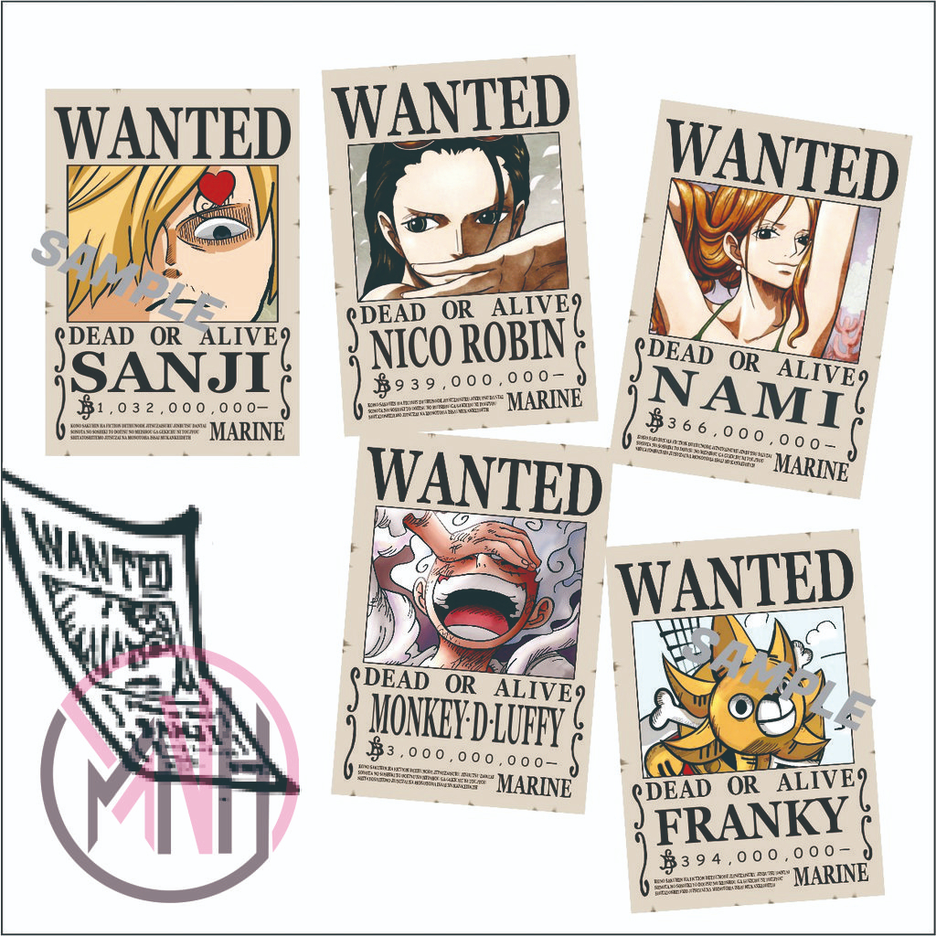 POSTER BOUNTY ONE PIECE