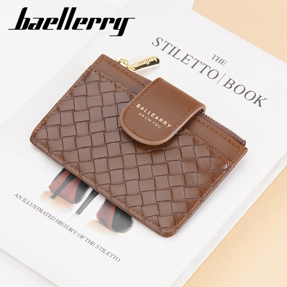 BAELLERRY NR099 Dompet Kartu Wanita Bahan Kulit PU Leather Premium WATCHKITE WKOS