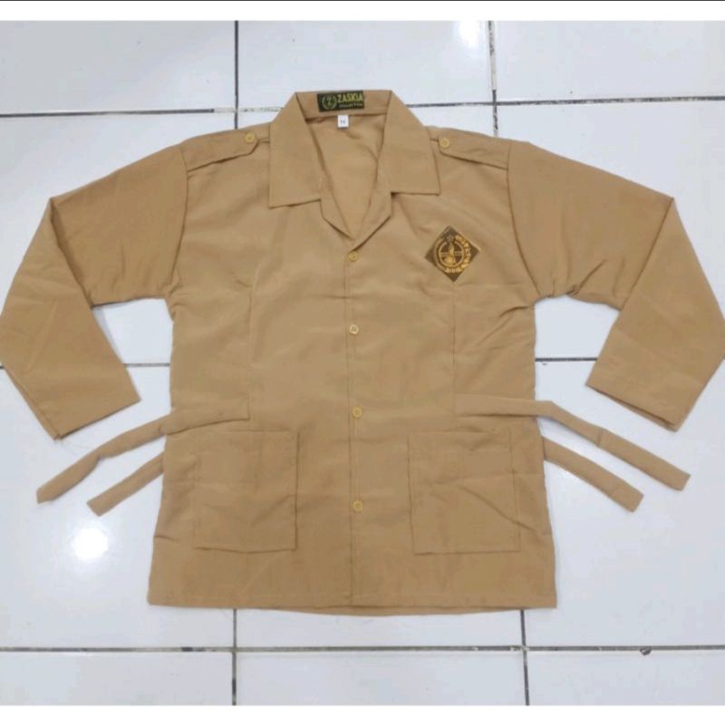 Baju pramuka perempuan tangan panjang/ baju pramuka perempuan SD SMP SMA tangan panjang