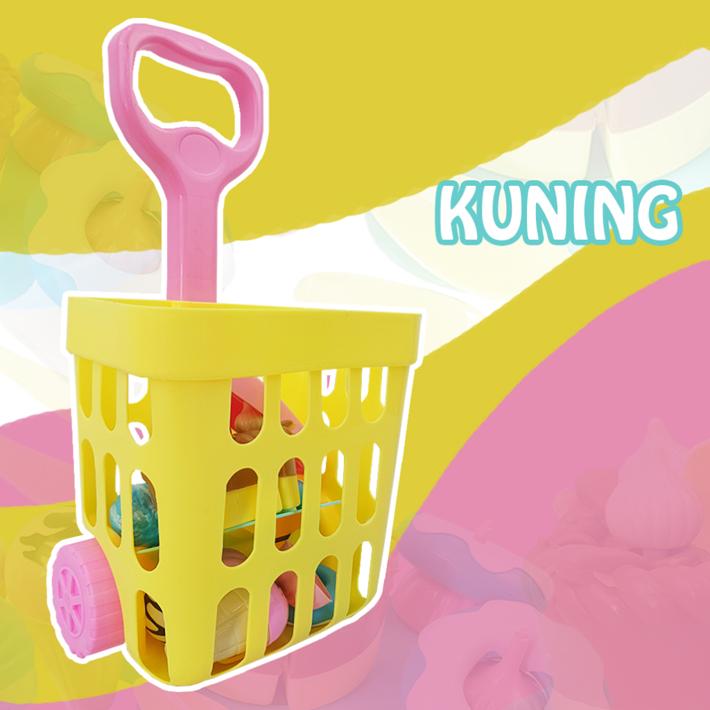 Mainan Anak Cake Trolly / Mainan Keranjang Kue Perekat YK62 ( YOGOBATA )