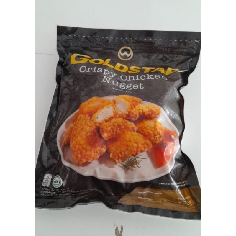 

goldstar chicken nugget 500gr