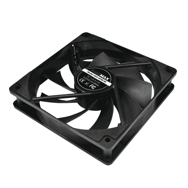 Gamemax Fan Casing 12Cm Hitam GMX-WFBK Silent