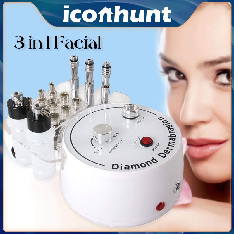 3 in1 Diamond Microdermabrasion Machine Water Spray Exfoliation Beauty Machine Removal