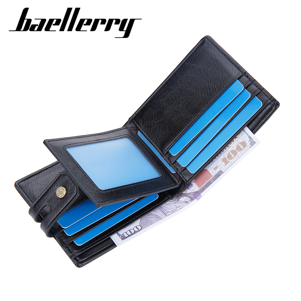 BAELLERRY D9215 Dompet Pria Bahan Kulit PU Leather Premium WATCHKITE WKOS