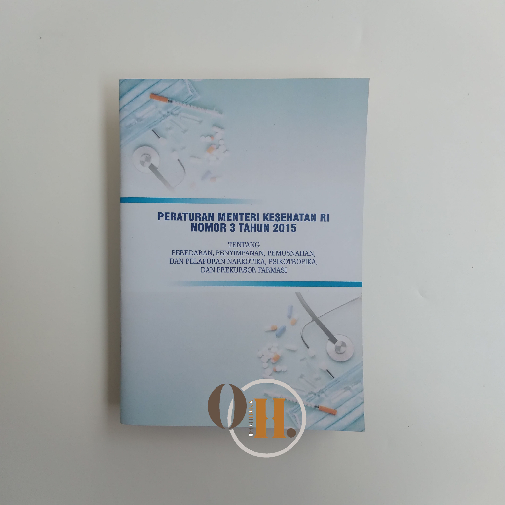 

Buku Permenkes 3/2015 Penyimpanan, Pemusnahan Narko/Psikotropika