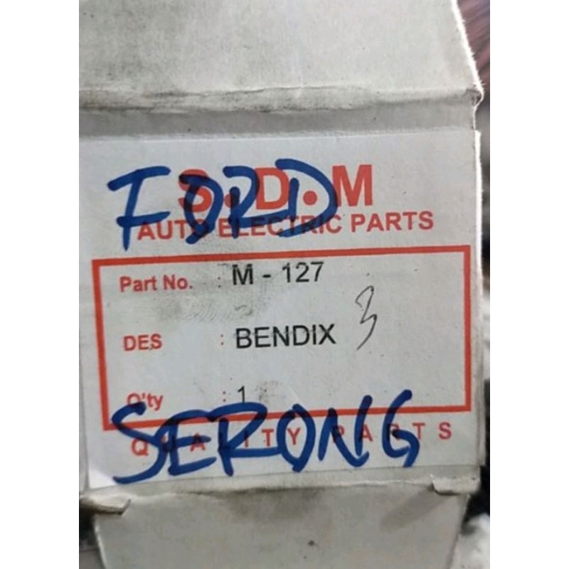 Bendix Starter Ford M-127 M127 SDM serong