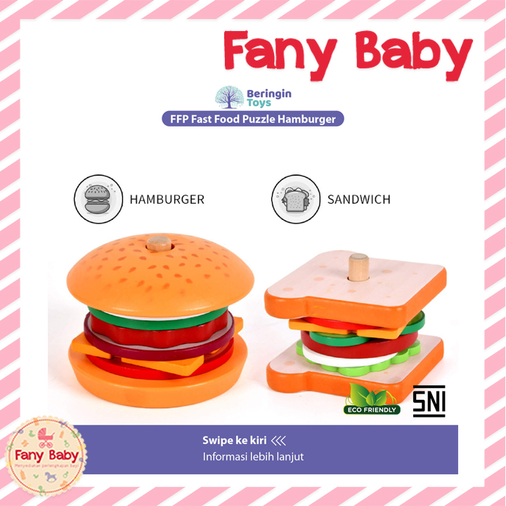 FAST FOOD PUZZLE (HAMBURGER / SANDWITCH) / FFP