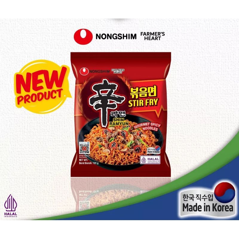 

SHIN RAMYUN STIR FRY 131g. HALAL