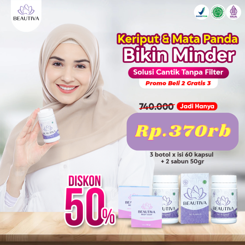 Beautiva collagen 100% original pemutih pengencang pencerah wajah badan penghilang flek hitam dan bekas jerawat membandel paling ampuh bpom