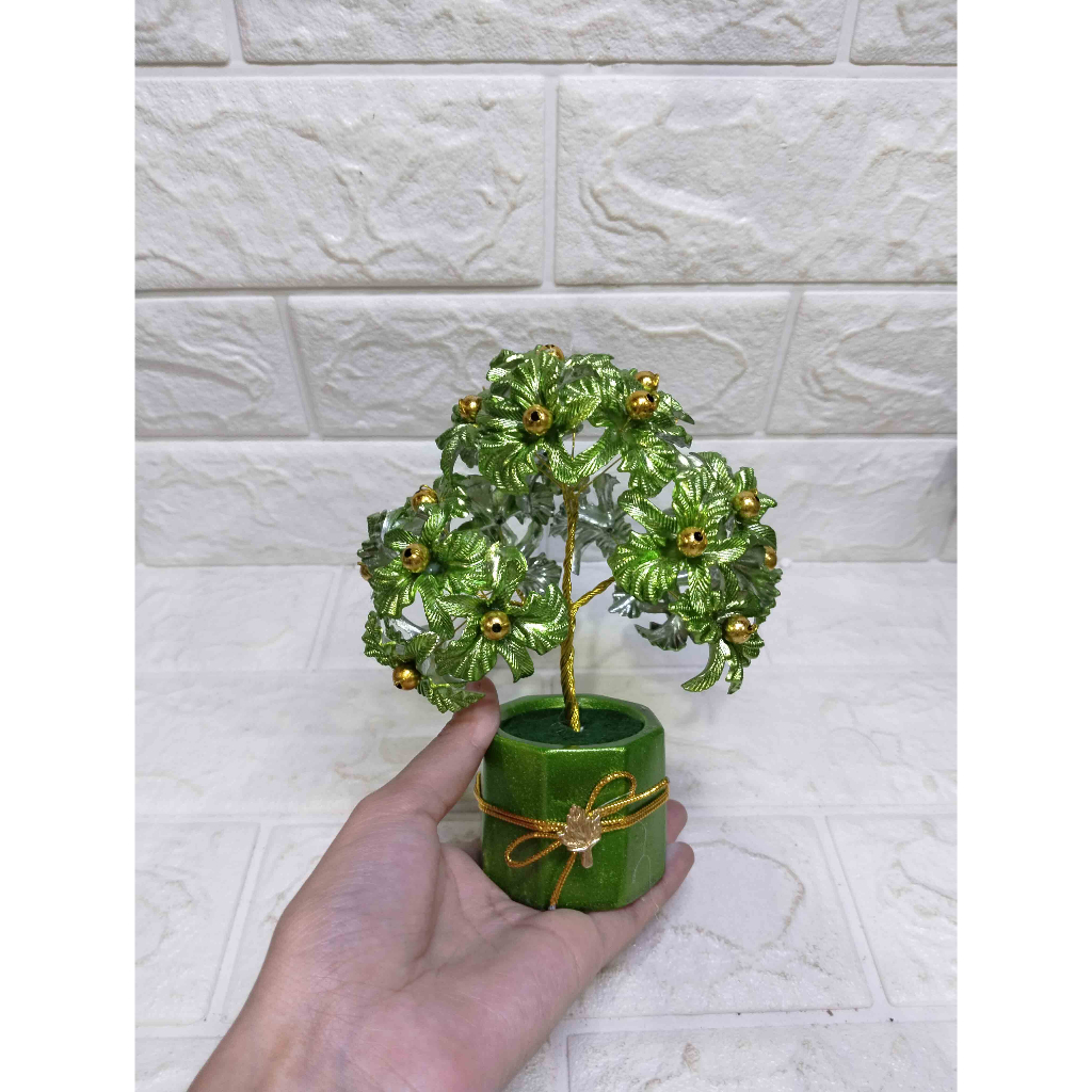 Pajangan Green Tree - Bonsai imitasi Green series