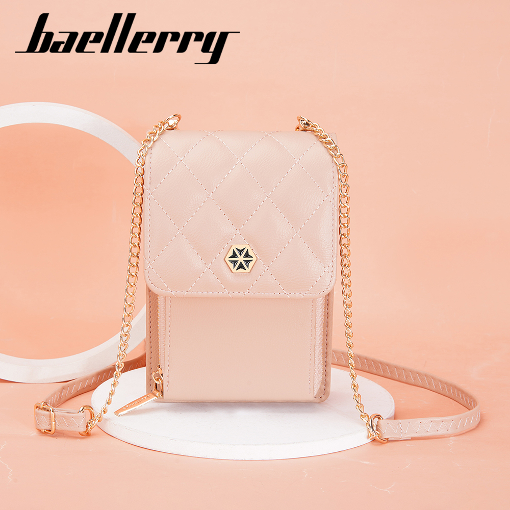 BAELLERRY N2391 Tas Selempang Wanita Tas Handphone Bahan Kulit PU Leather Premium WATCHKITE WKOS