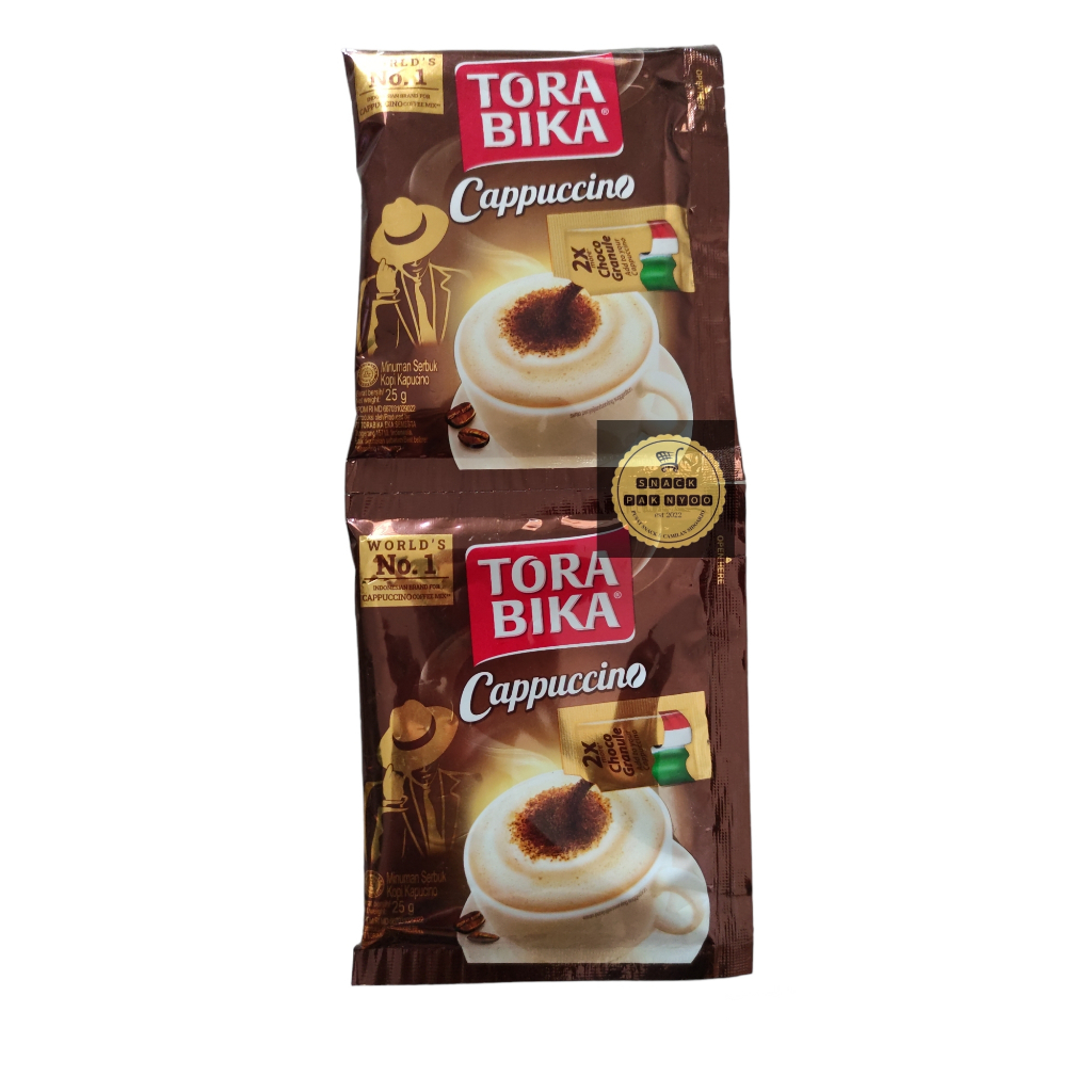 

TORABIKA CAPPUCCINO ISI 10 PCS/TORABIKA CAPPUCCINO 1RENCENG ISI 10SACHET Torabika Cappucino + Granule (10pcs x 25gr)/Tora Bika Cappuccino 10sachet/Rtg